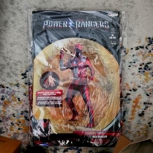 Red power ranger costume adult size M